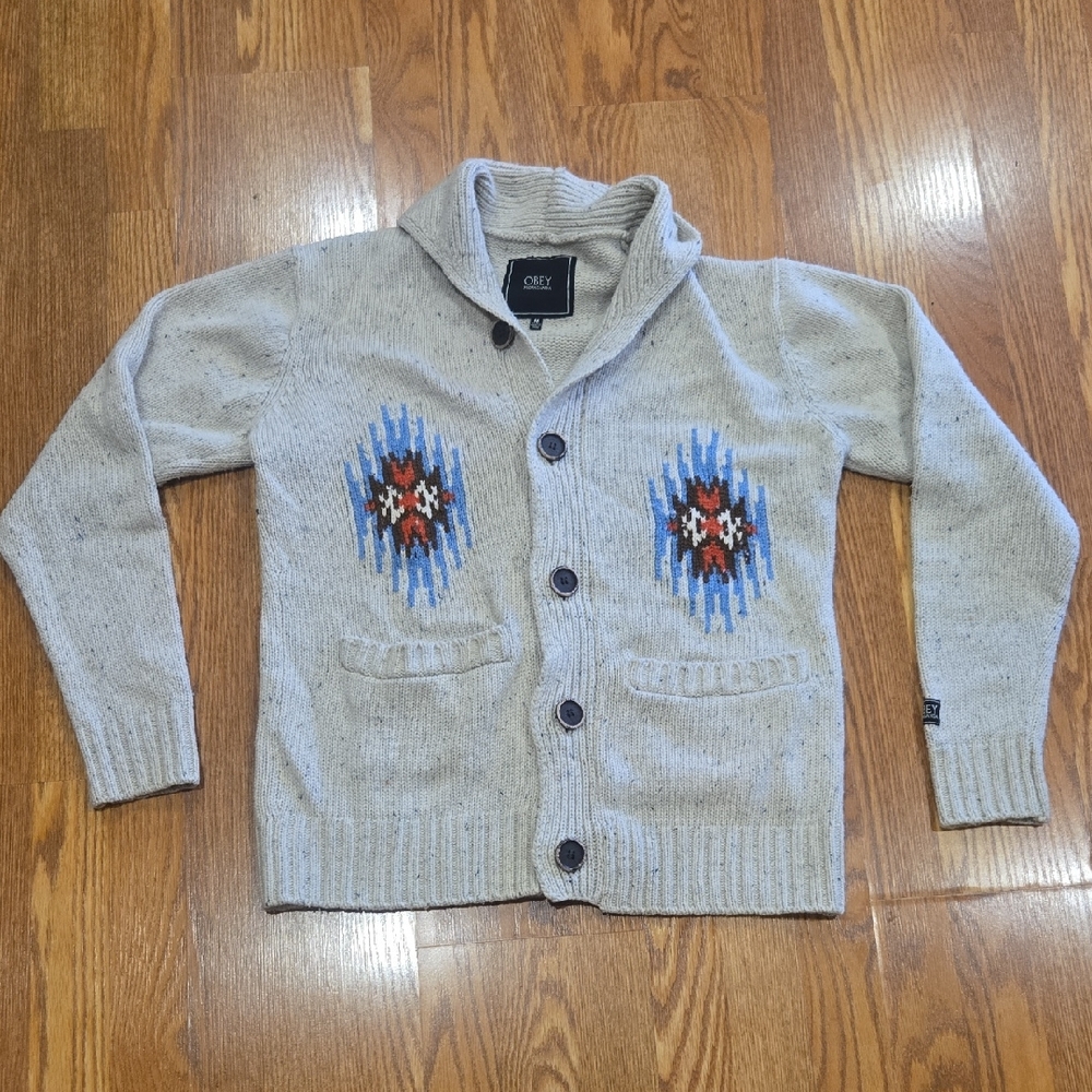 OBEY PROPAGANDA South Western Cardigan